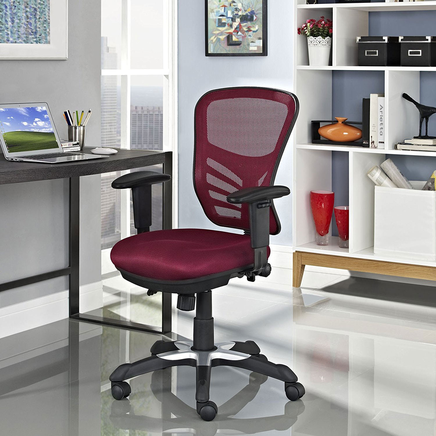 Modway Articulate Office Chair Review Breathable Mesh Back