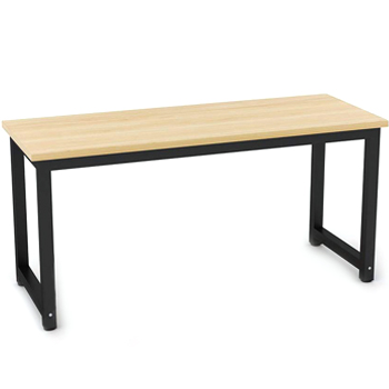 Tribesigns Computer Desk for Home Office Walnut top Black Leg