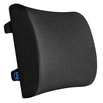 Everlasting Comfort Lumbar Support for Office Chair Pure Memory Foam