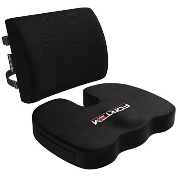FORTEM Seat Cushion & Lumbar Support for Office Chair