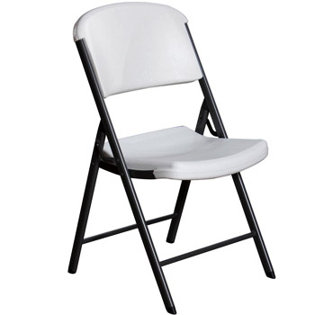 Lifetime 42804 Commercial Grade Folding Chair White