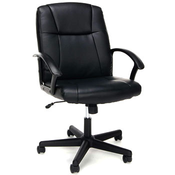 OFM Essentials Collection Executive Office Chair Bonded Leather