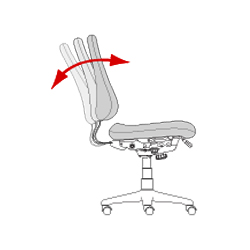 office chair back angle