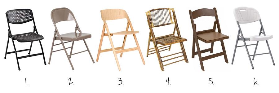 folding chair material types shema